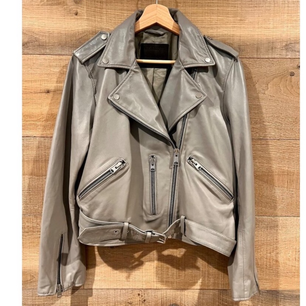 All Saints Balfern Leather Jacket